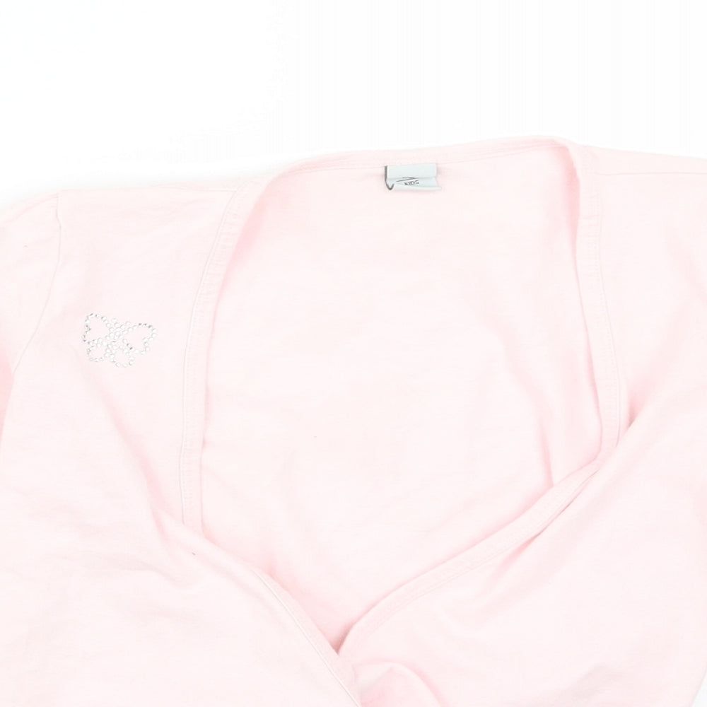 TU Girls Pink   Basic T-Shirt Size 7 Years