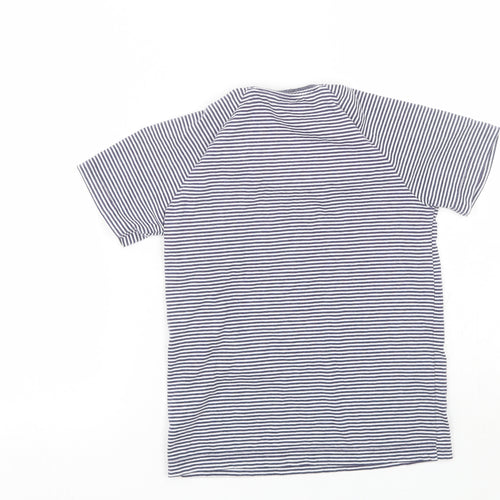 TU Boys Blue Striped  Basic T-Shirt Size 6-7 Years