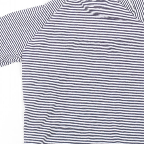 TU Boys Blue Striped  Basic T-Shirt Size 6-7 Years