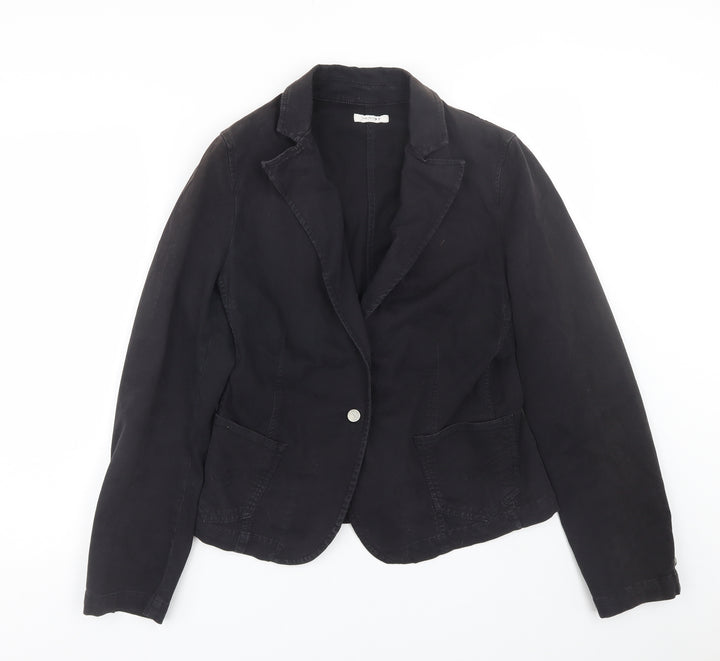 Sand White Womens Black   Jacket Coat Size L