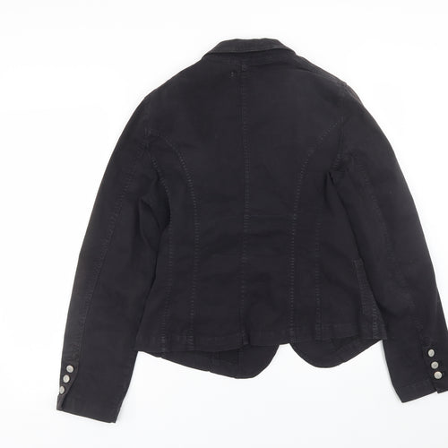 Sand White Womens Black   Jacket Coat Size L