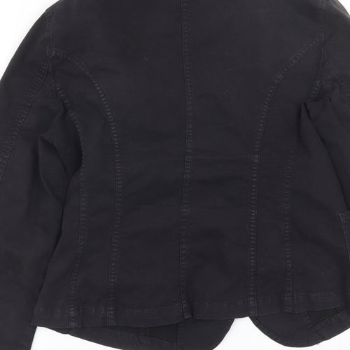 Sand White Womens Black   Jacket Coat Size L