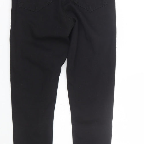 Topshop Womens Black  Denim Skinny Jeans Size 28 L28 in
