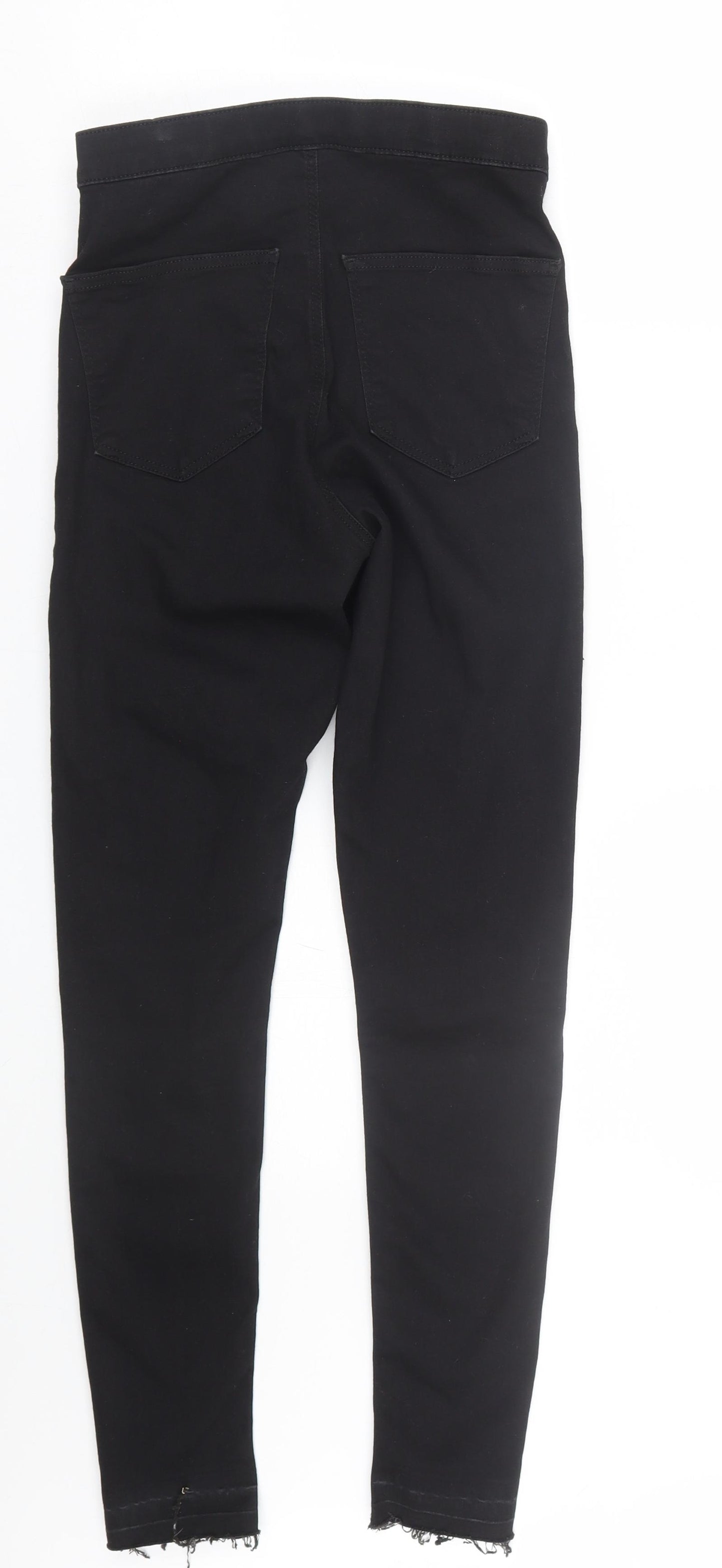 Topshop Womens Black  Denim Skinny Jeans Size 28 L28 in