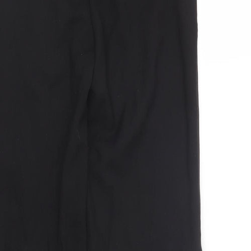 Preworn Womens Black   Trousers  Size 12 L31 in