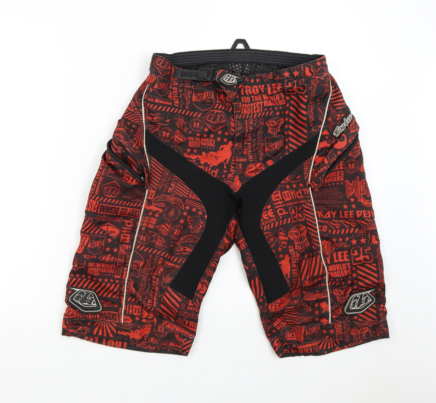 Troy Lee Mens Red   Bermuda Shorts Size 32