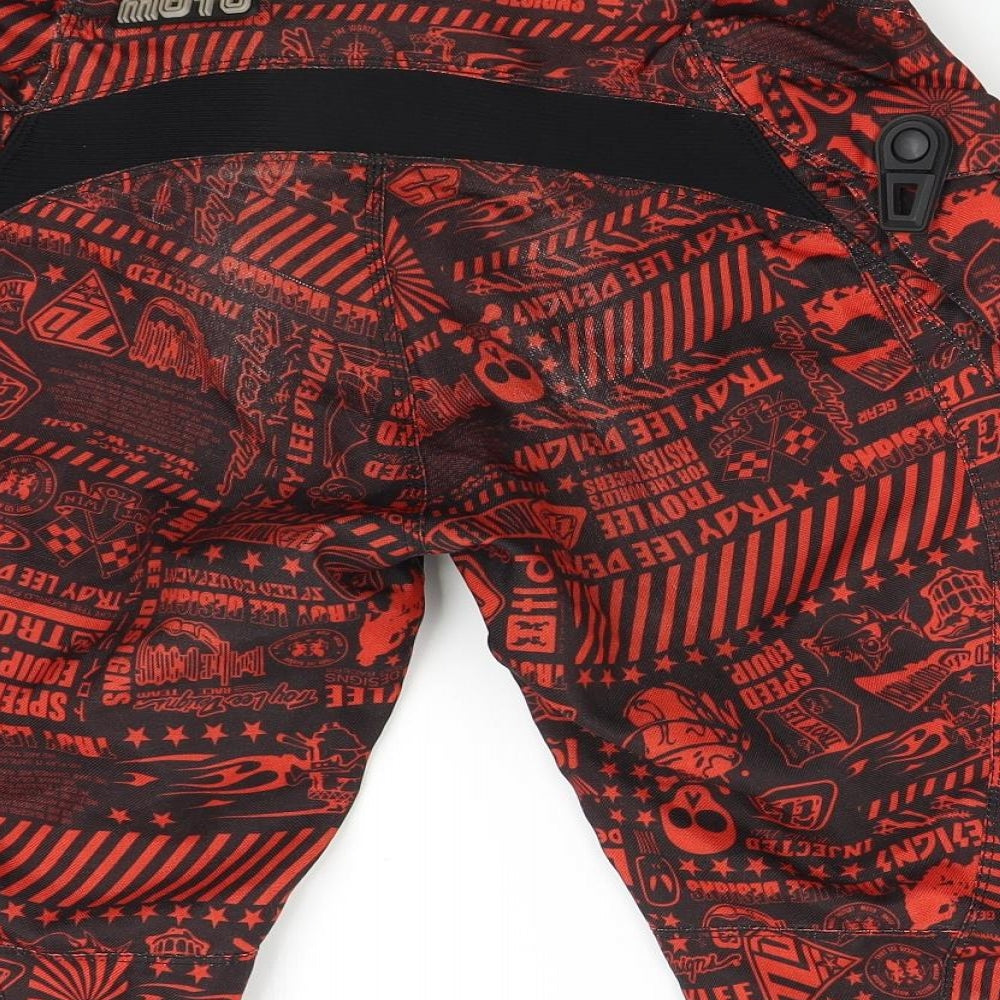 Troy Lee Mens Red   Bermuda Shorts Size 32