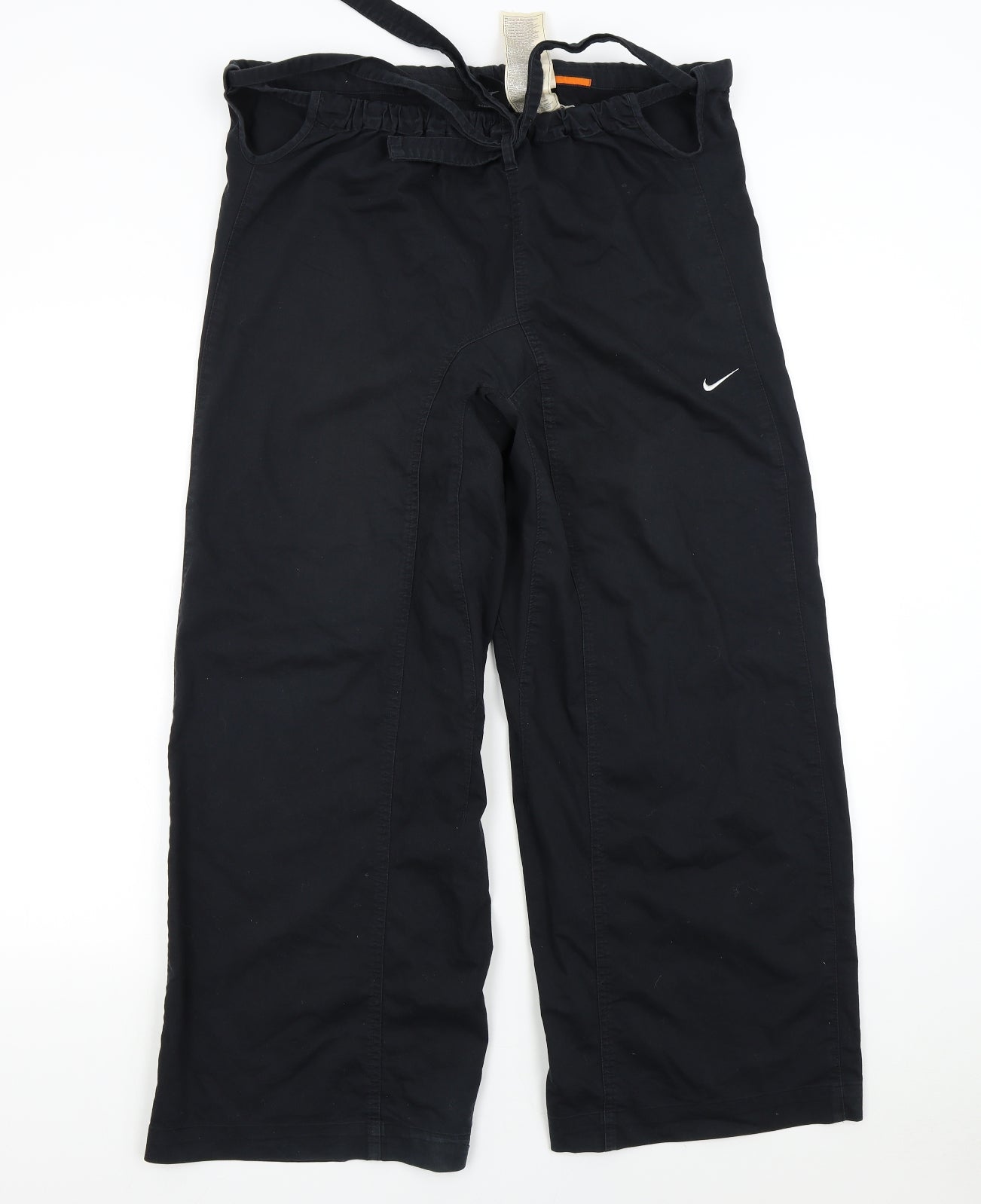 Nike Mens Black   Track Pants Trousers Size M L27 in