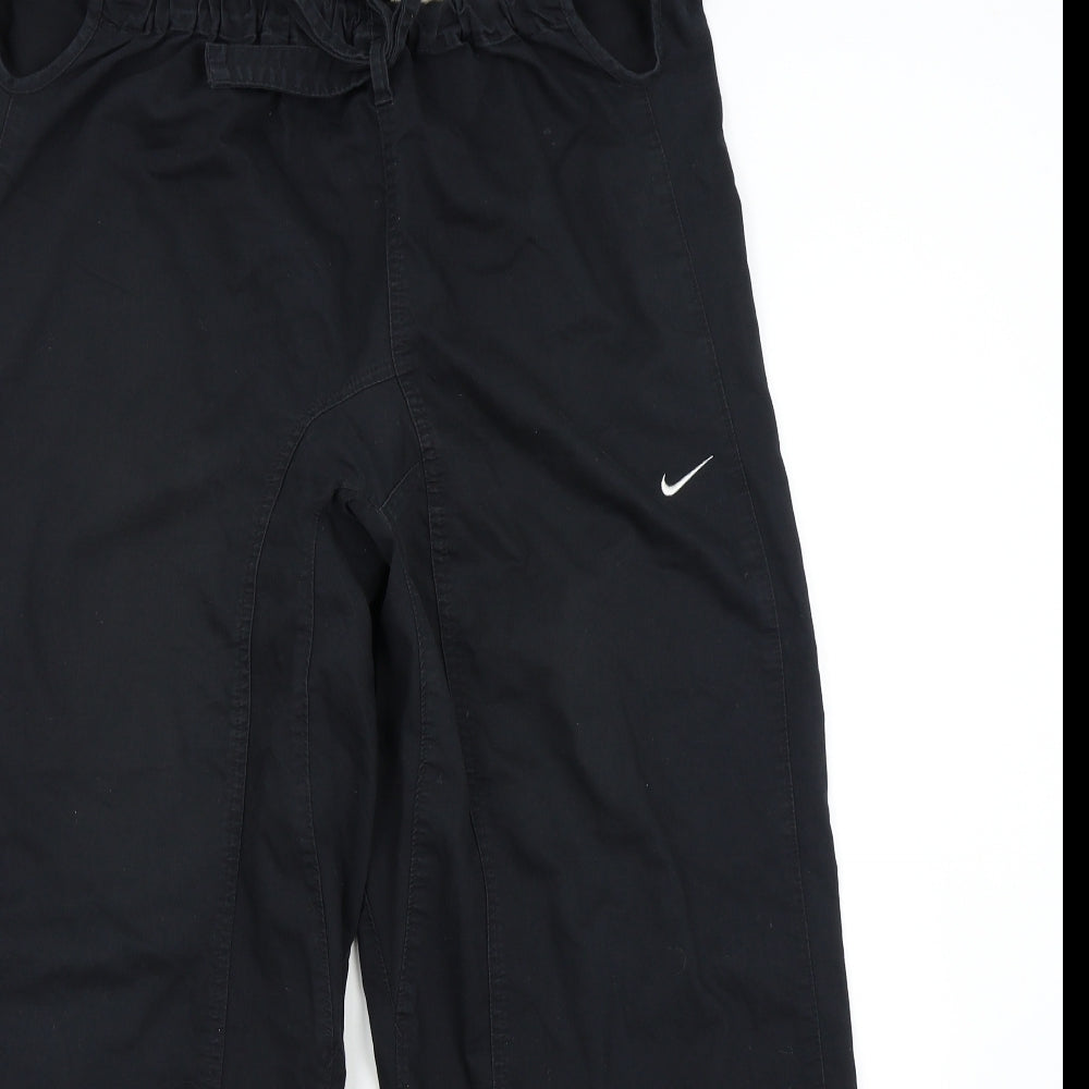 Nike Mens Black   Track Pants Trousers Size M L27 in