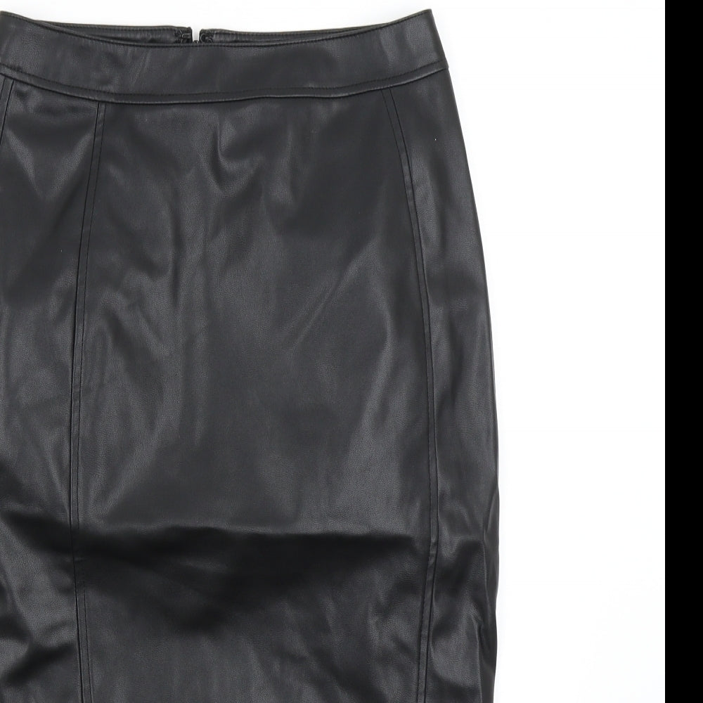 Lipsy Womens Black   Straight & Pencil Skirt Size 12