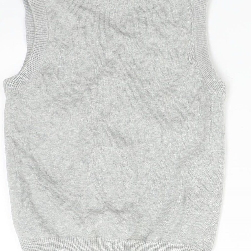 Matalan Boys Grey  Knit Cardigan Jumper Size 3-4 Years