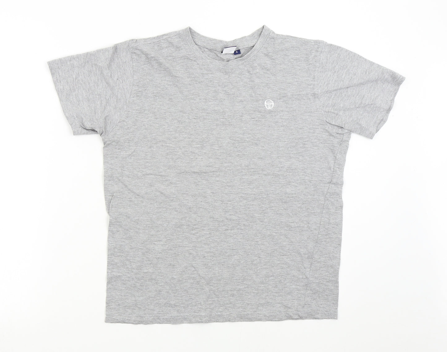 Sergio Tacchini Mens Grey    T-Shirt Size S