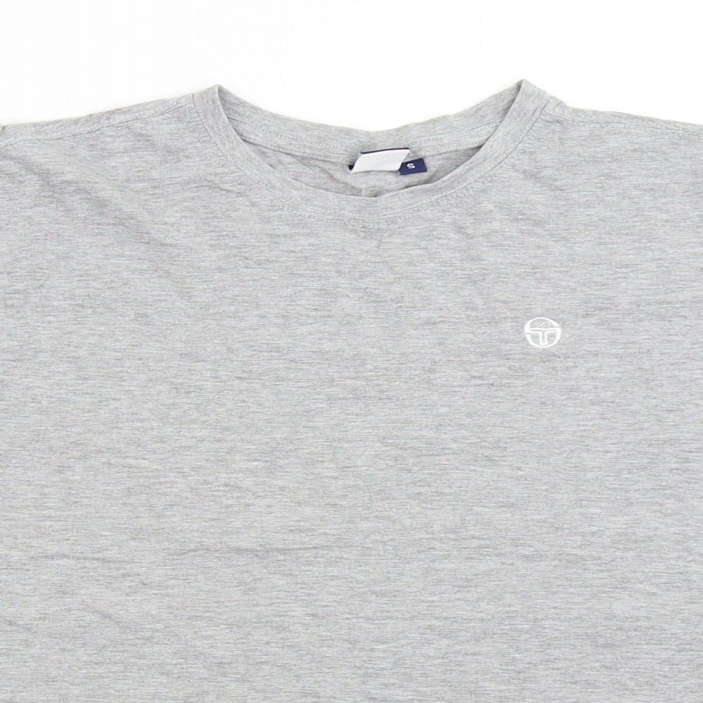 Sergio Tacchini Mens Grey    T-Shirt Size S