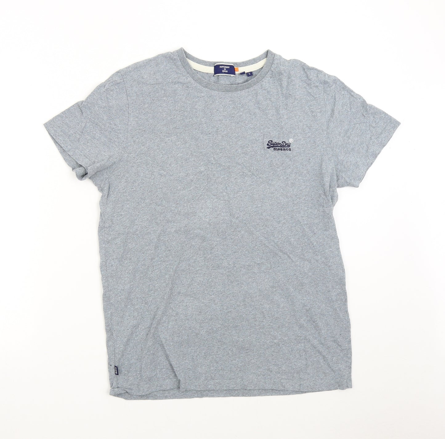 Superdry Mens Grey    T-Shirt Size L