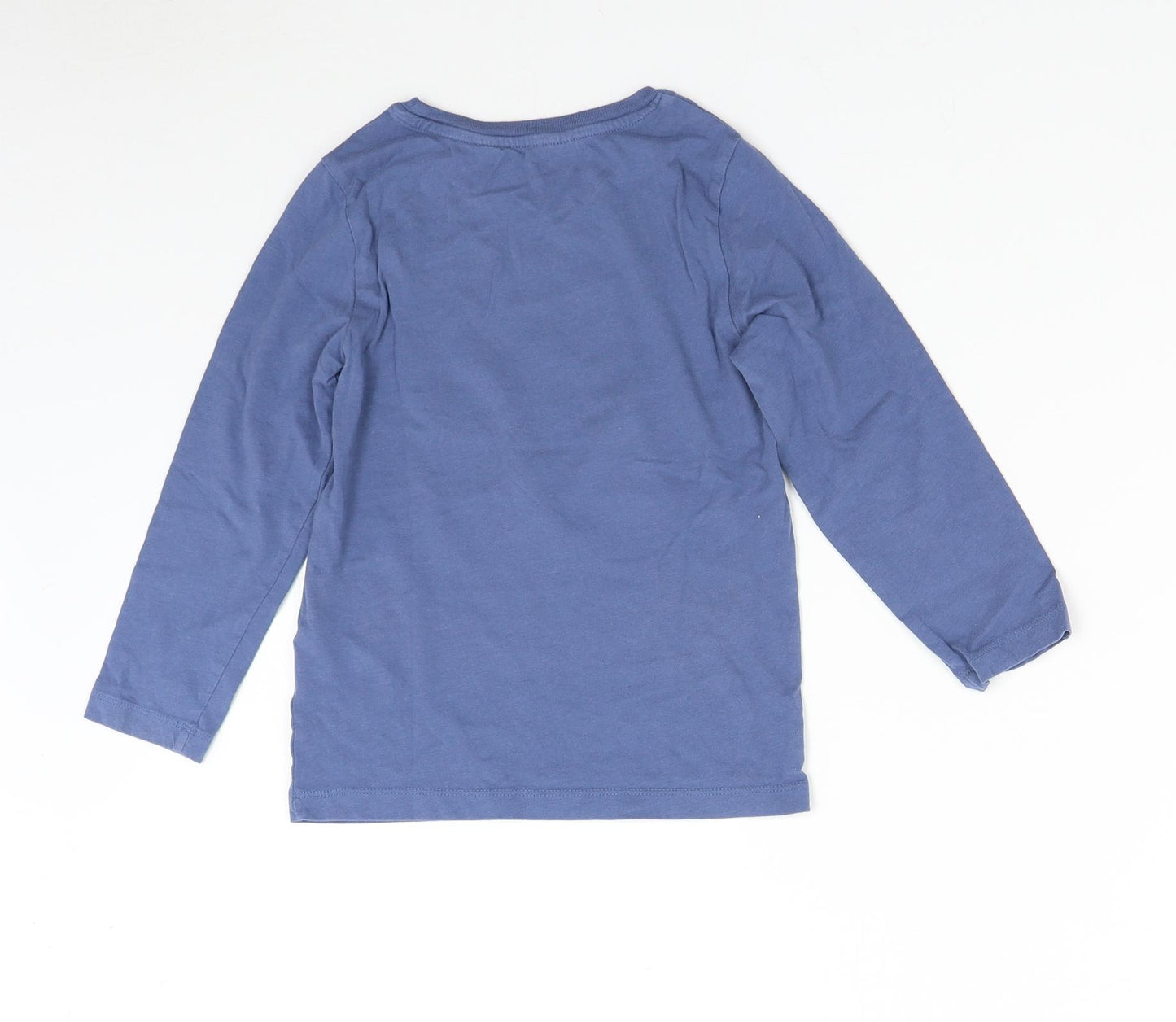 H&M Boys Blue   Basic T-Shirt Size 5-6 Years  - Big Bro