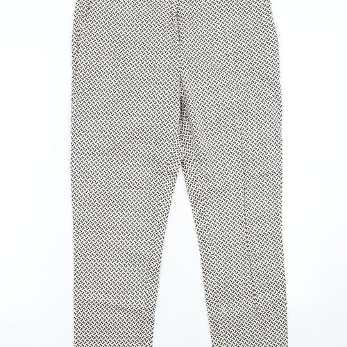 H&M Womens Multicoloured Geometric  Trousers  Size 12 L27 in