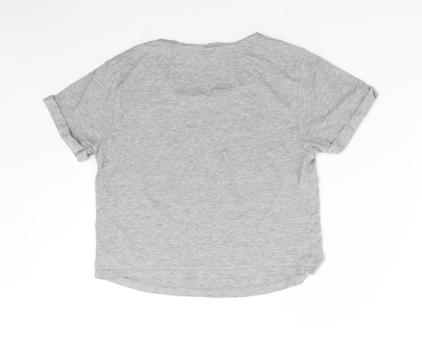 New Look 915 Girls Grey   Basic T-Shirt Size M