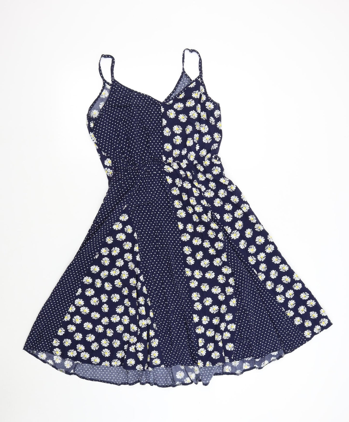 George Womens Blue Polka Dot  Slip Dress  Size 10