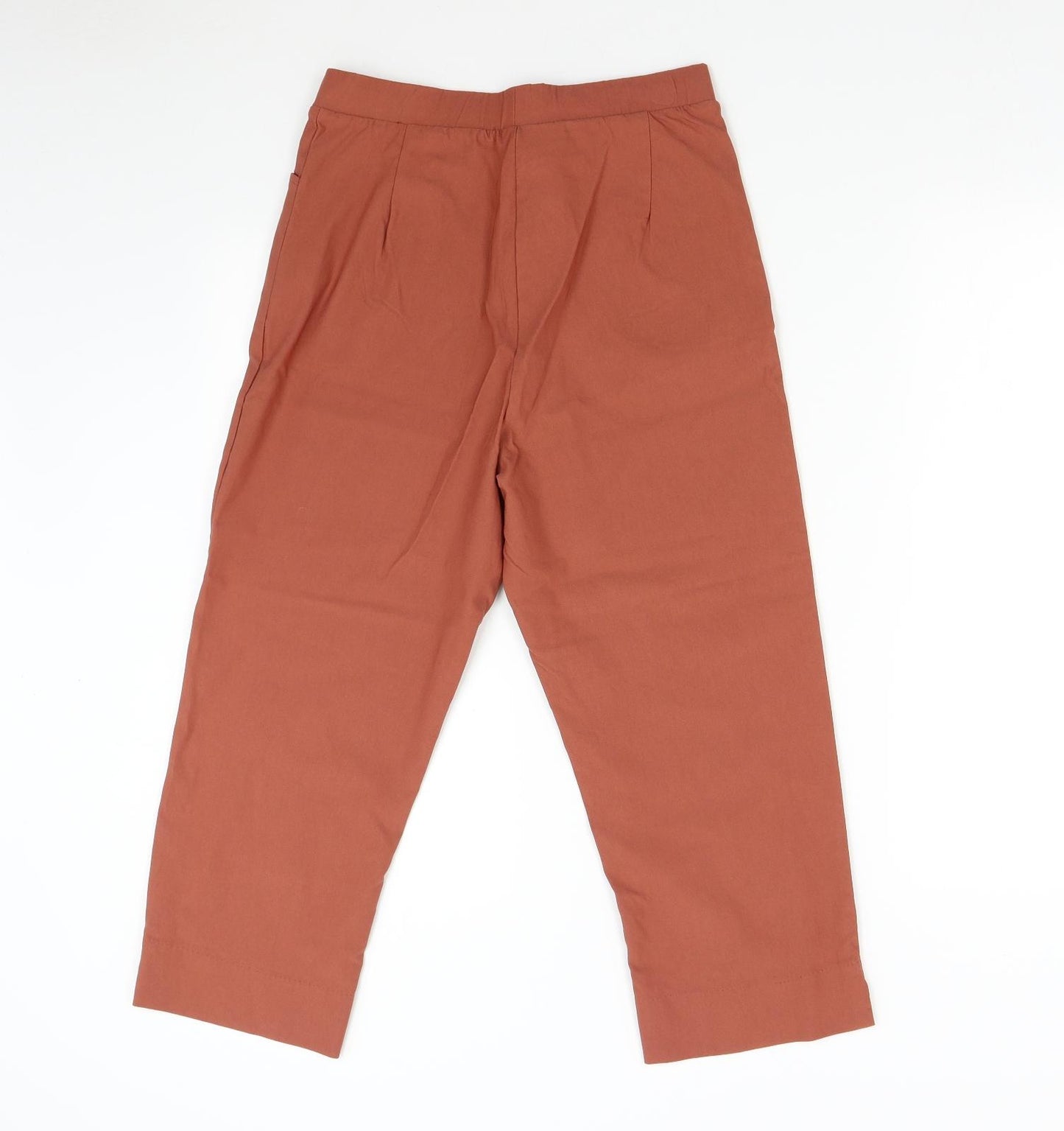 Emeliax Womens Orange   Capri Trousers Size M L21 in