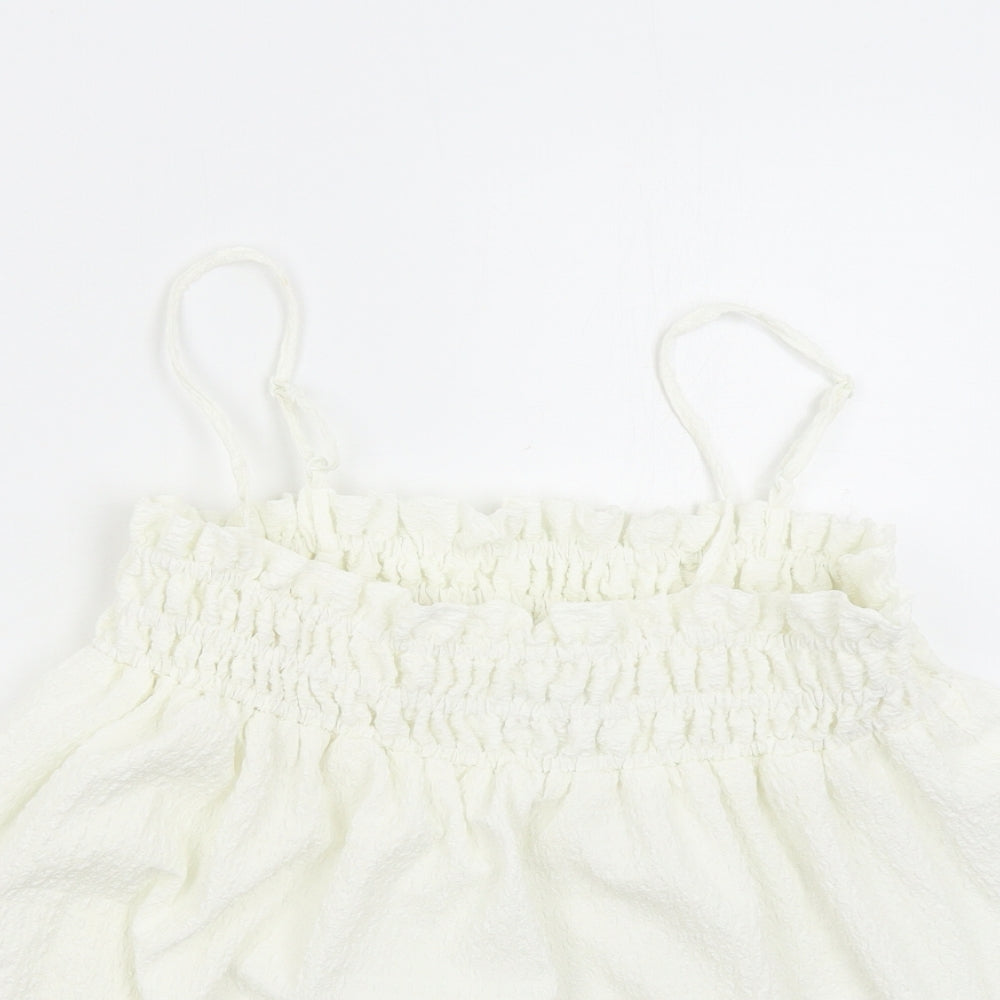 ASOS Womens Ivory   Basic Tank Size 14