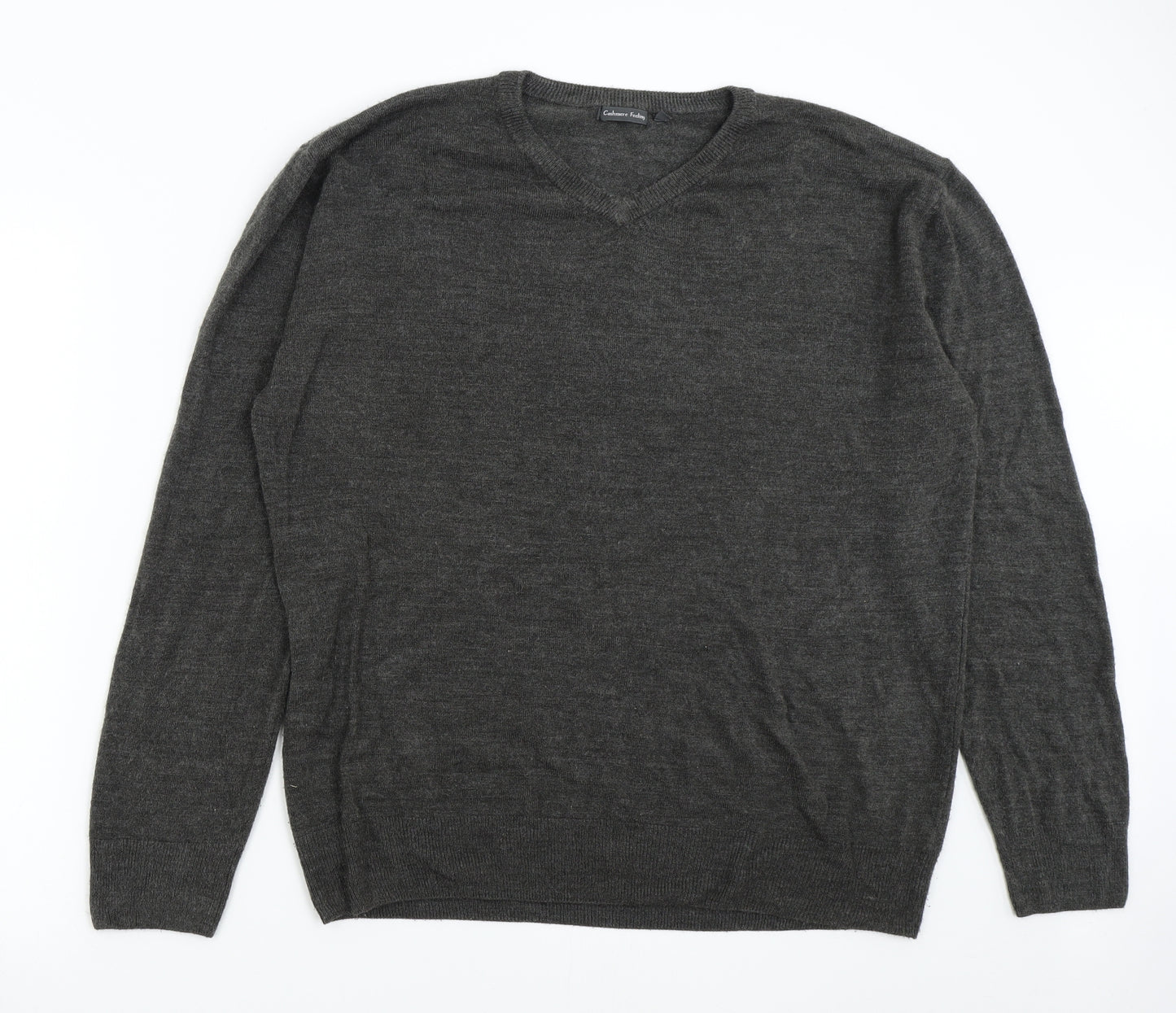 Textil Karntner Mens Grey  Knit Pullover Jumper Size XL