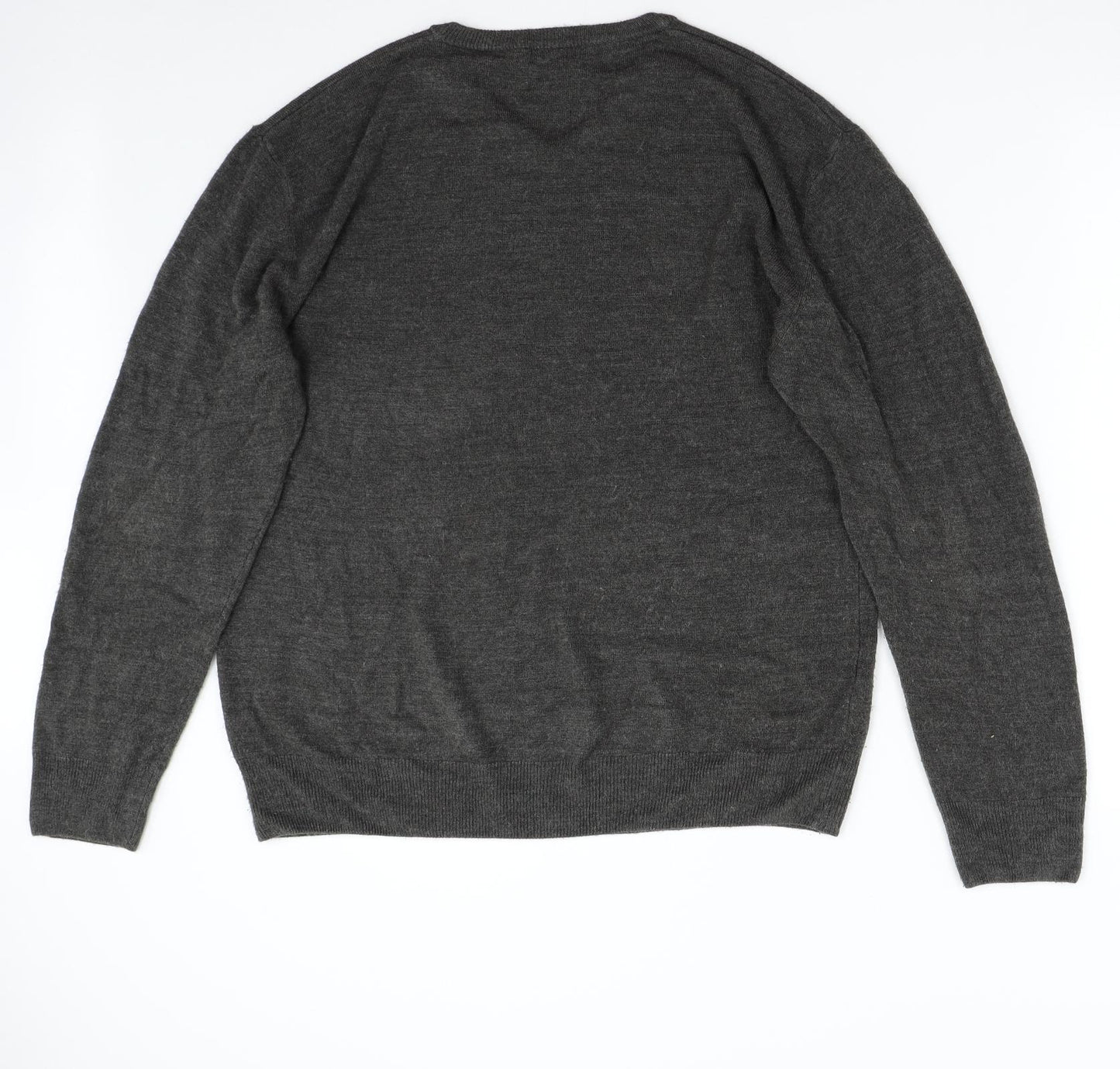 Textil Karntner Mens Grey  Knit Pullover Jumper Size XL