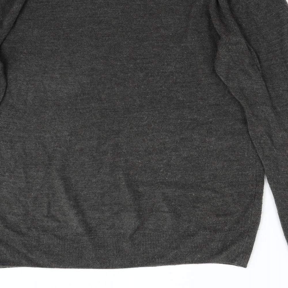 Textil Karntner Mens Grey  Knit Pullover Jumper Size XL