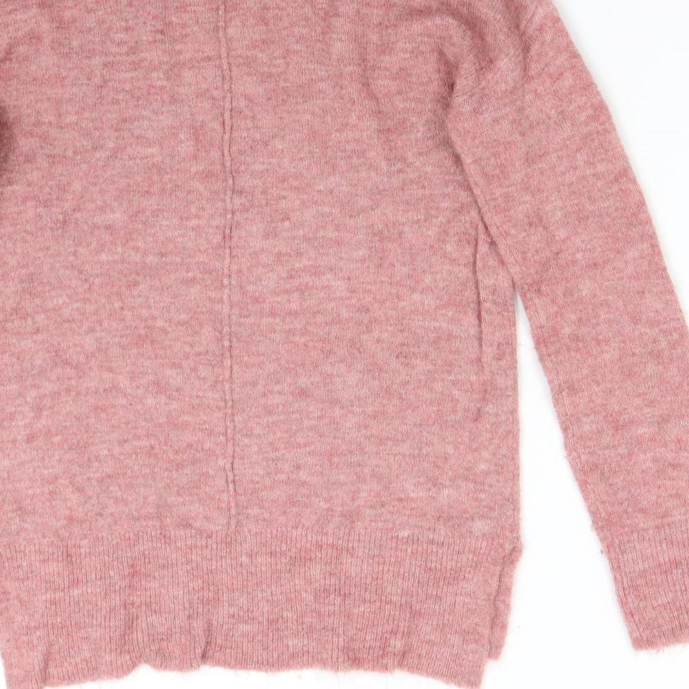 Papaya Womens Pink  Knit Pullover Jumper Size S