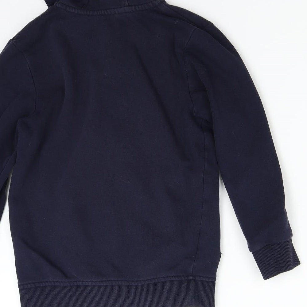 George Boys Blue   Full Zip Hoodie Size 6-7 Years