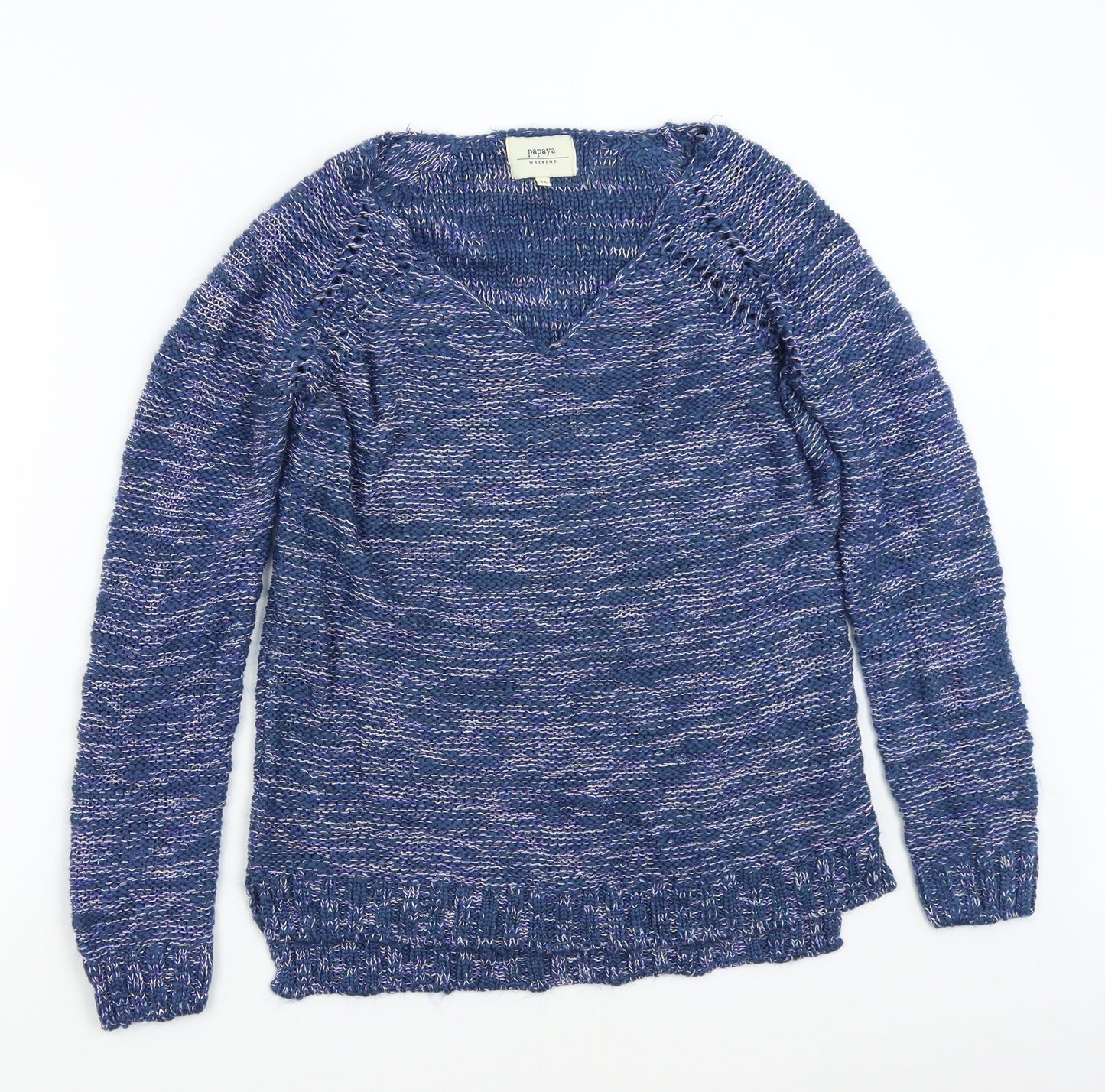 Papaya Womens Blue   Pullover Jumper Size M