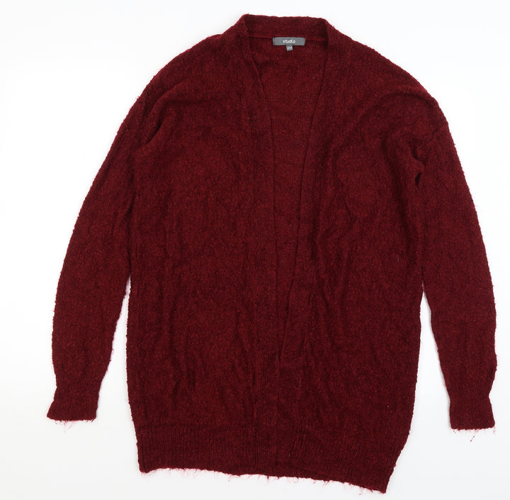 Studio Womens Red   Shrug Jumper Size 12