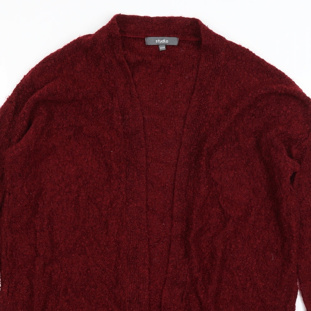 Studio Womens Red   Shrug Jumper Size 12