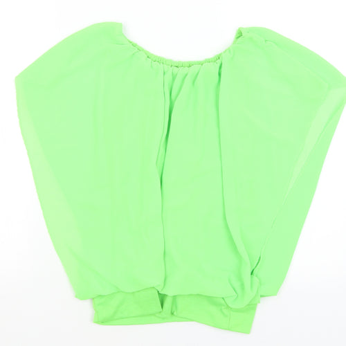 Preworn Womens Green   Basic Blouse Size S