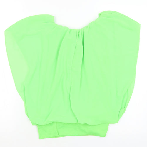 Preworn Womens Green   Basic Blouse Size S