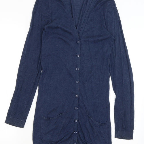 Divided Womens Blue   Cardigan Jumper Size 6