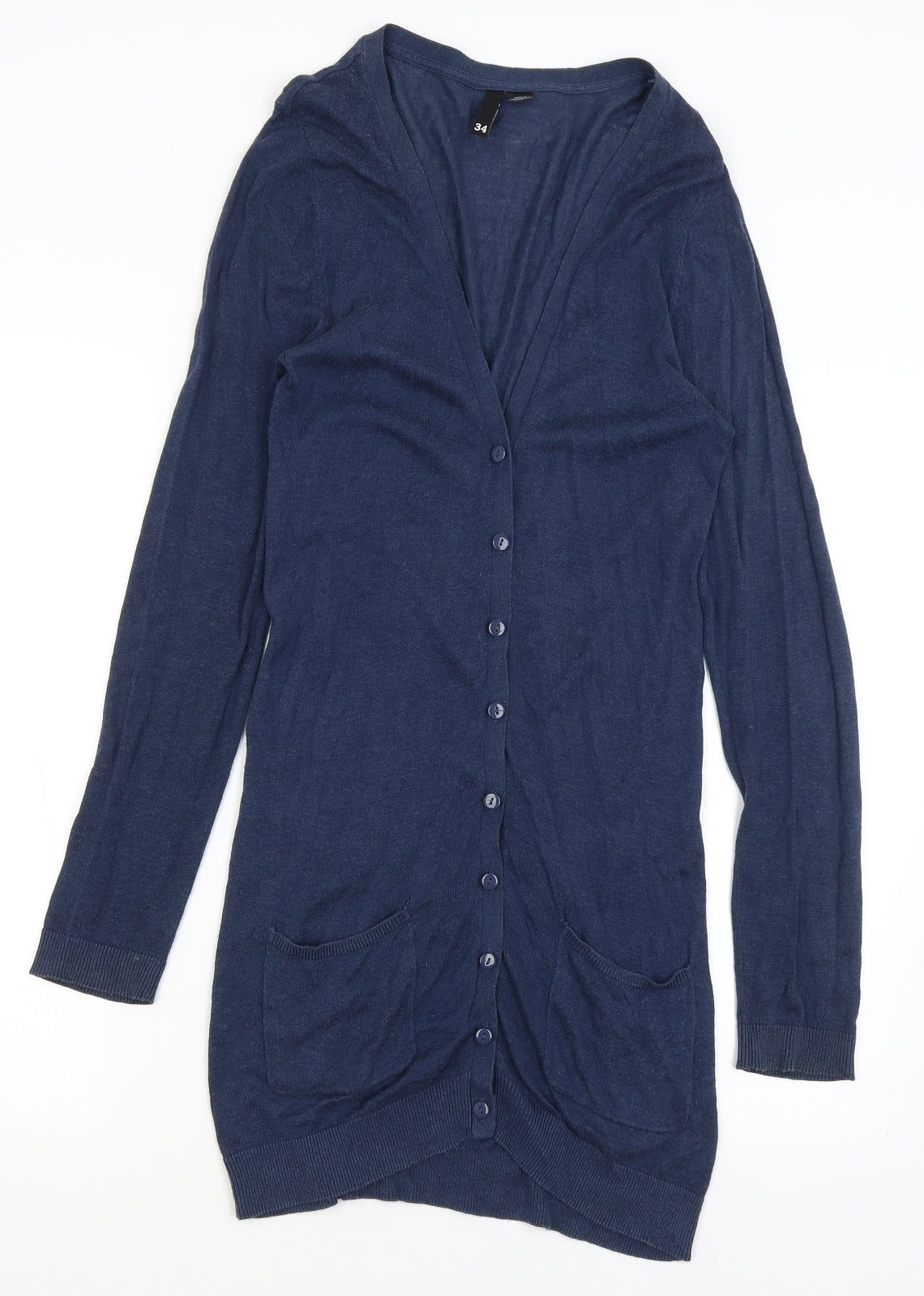 Divided Womens Blue   Cardigan Jumper Size 6