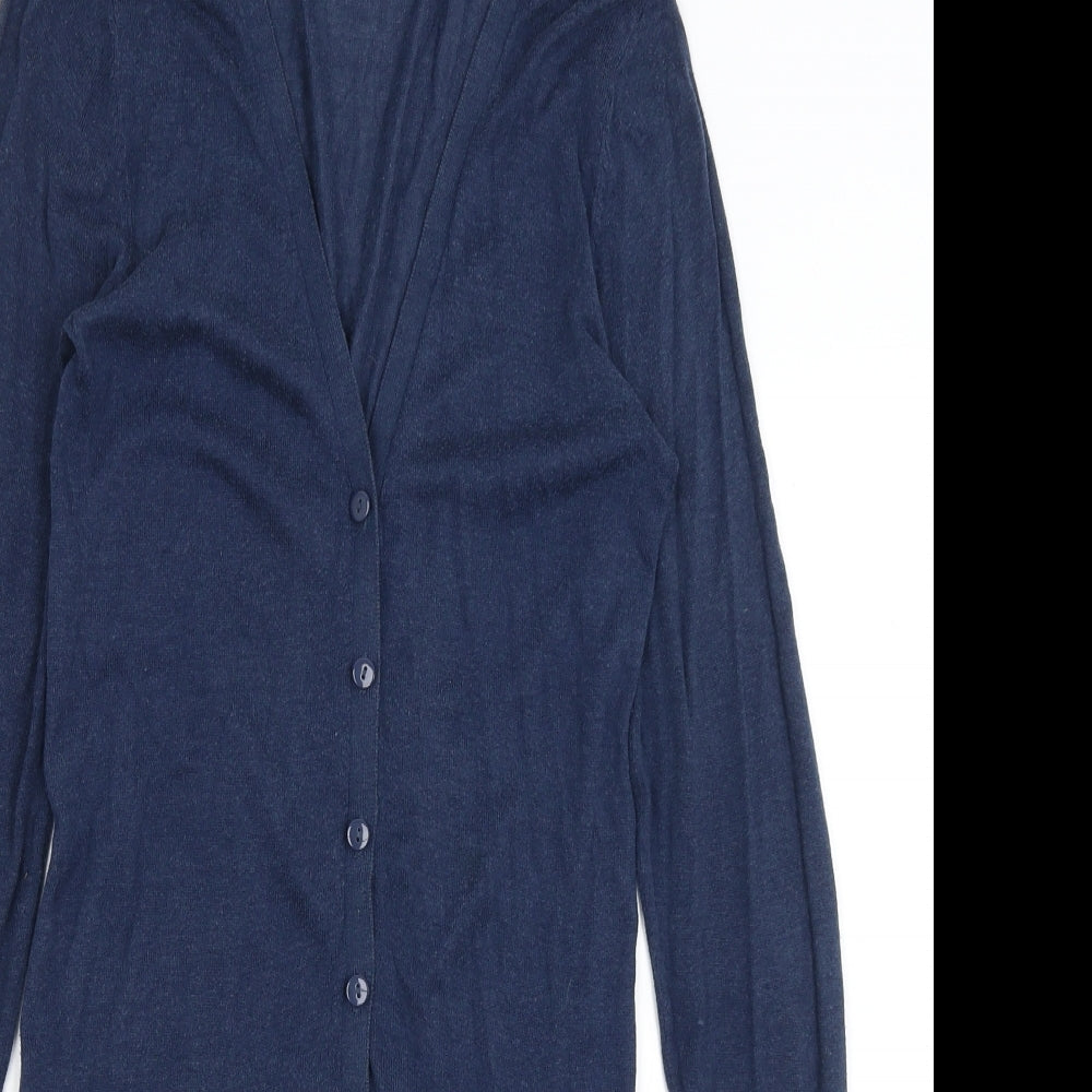 Divided Womens Blue   Cardigan Jumper Size 6