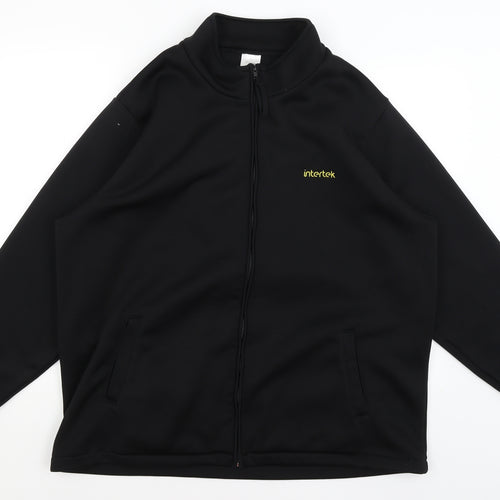 Alexandra Mens Black   Full Zip Jumper Size XL
