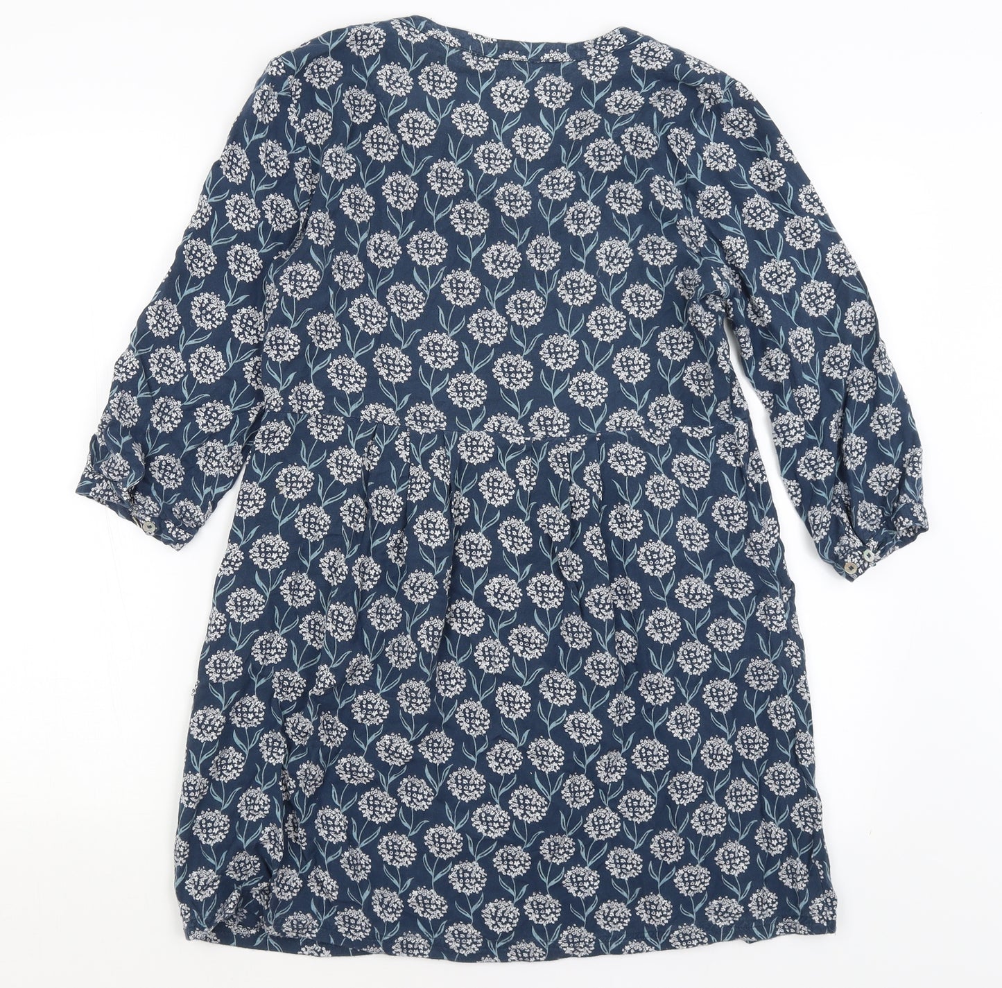 Brakeburn Womens Blue Floral  Fit & Flare  Size 10