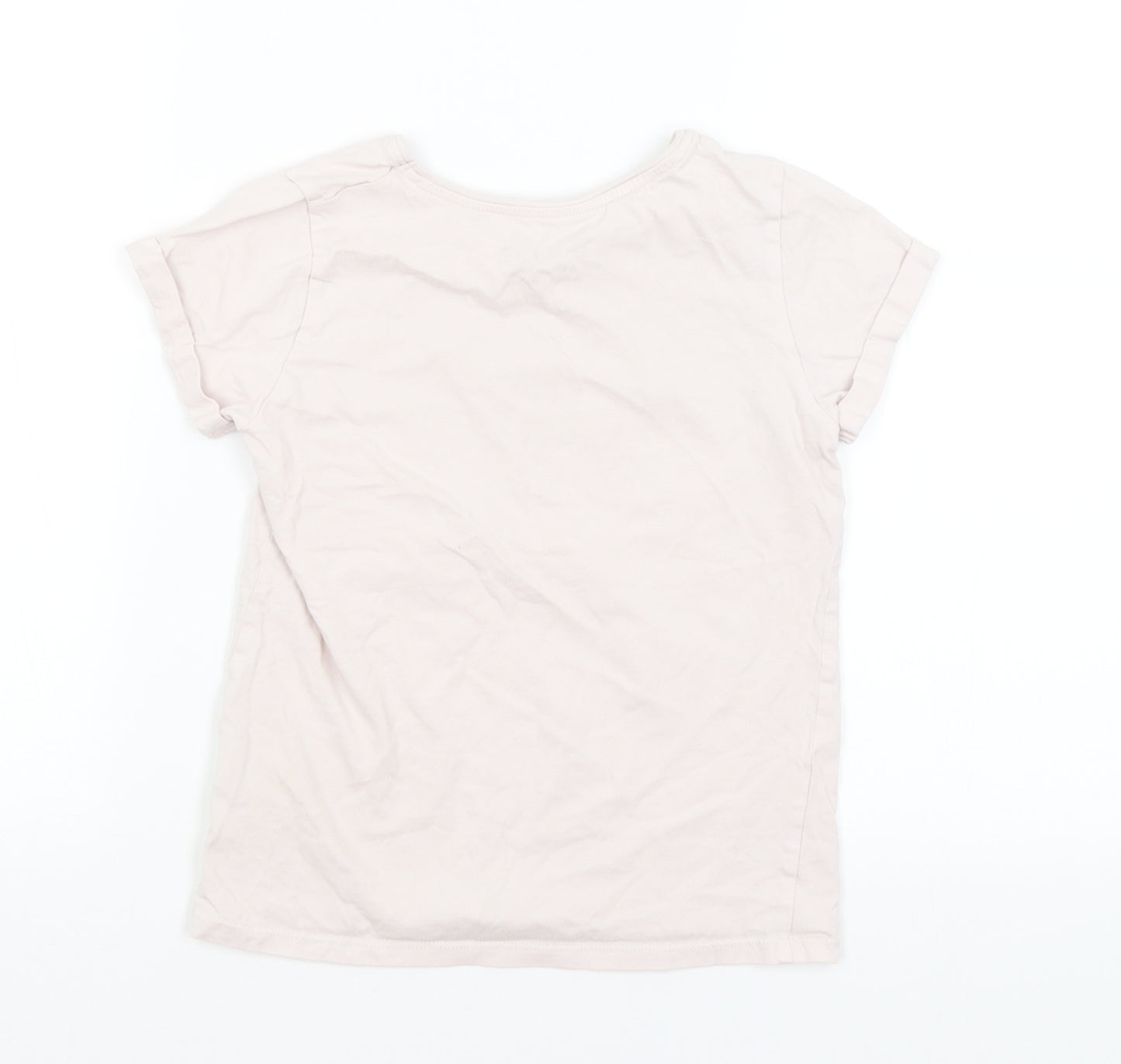 Primark Girls Pink   Basic T-Shirt Size 9-10 Years  - Love