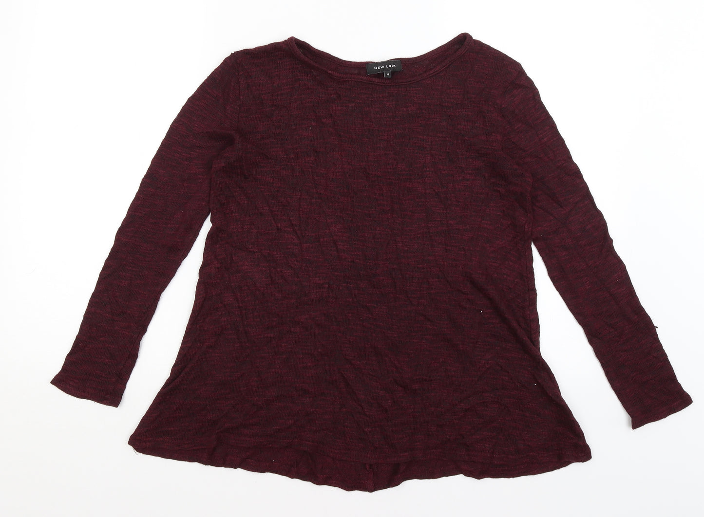 New Look Womens Red   Pullover Jumper Size 10