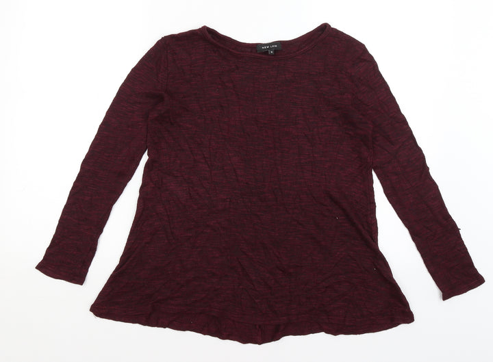 New Look Womens Red   Pullover Jumper Size 10
