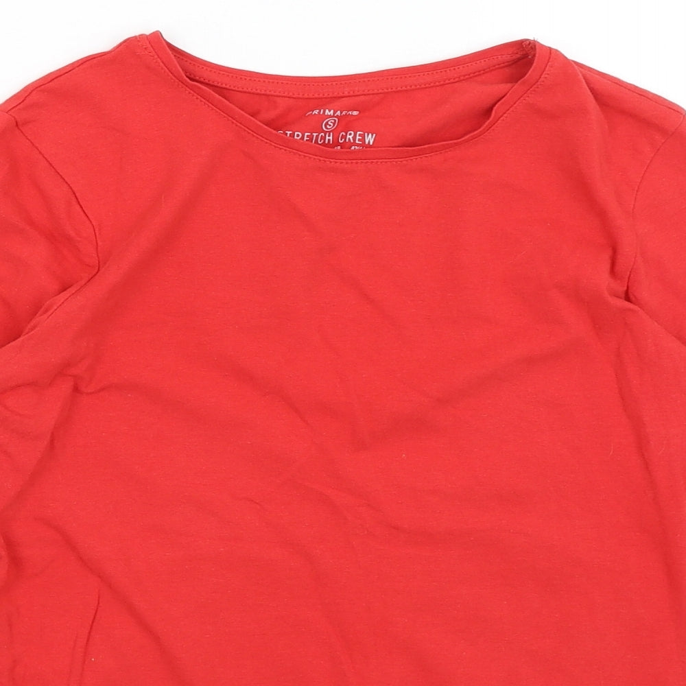 Primark Womens Red   Basic T-Shirt Size S