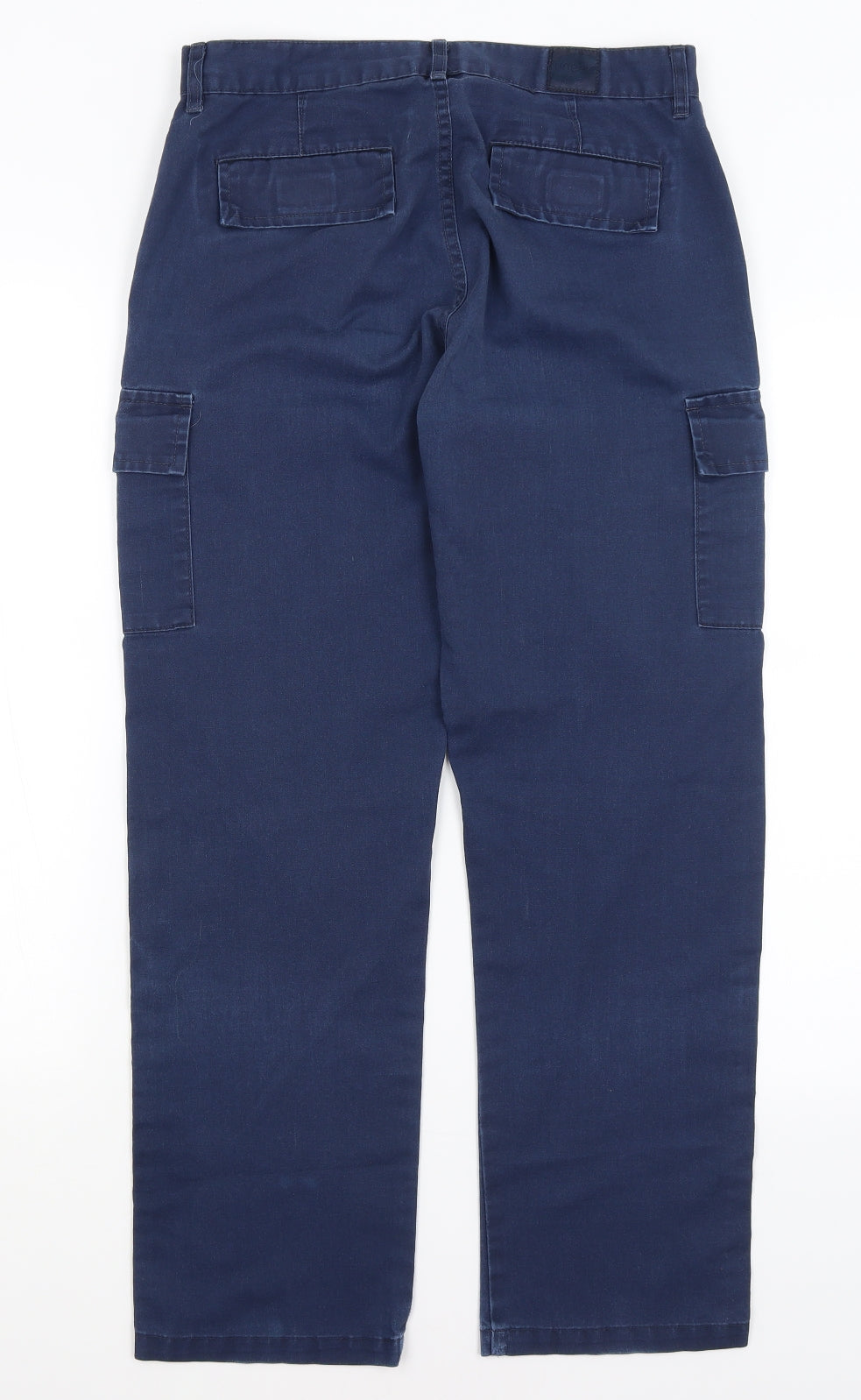 Uneek Womens Blue   Trousers  Size 8 L28.5 in
