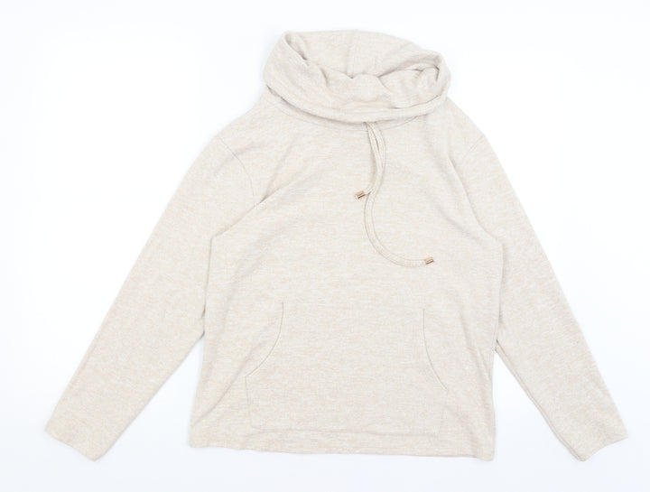 F&F Womens Beige Pullover Jumper Size 6