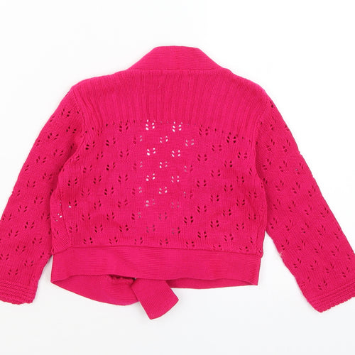 Mya Girls Pink   Shrug Jumper Size 7-8 Years