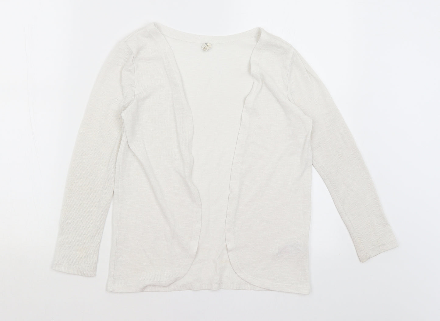 Young Dimension Girls White   Shrug Jumper Size 9-10 Years