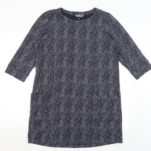 Nutmeg Womens Blue   Jumper Dress  Size 14