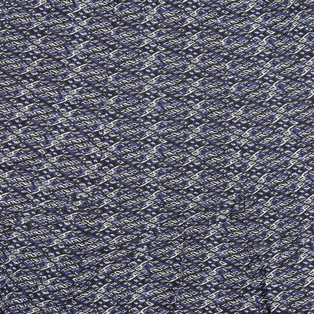 Marisota Womens Blue Geometric  Flare Skirt Size 26