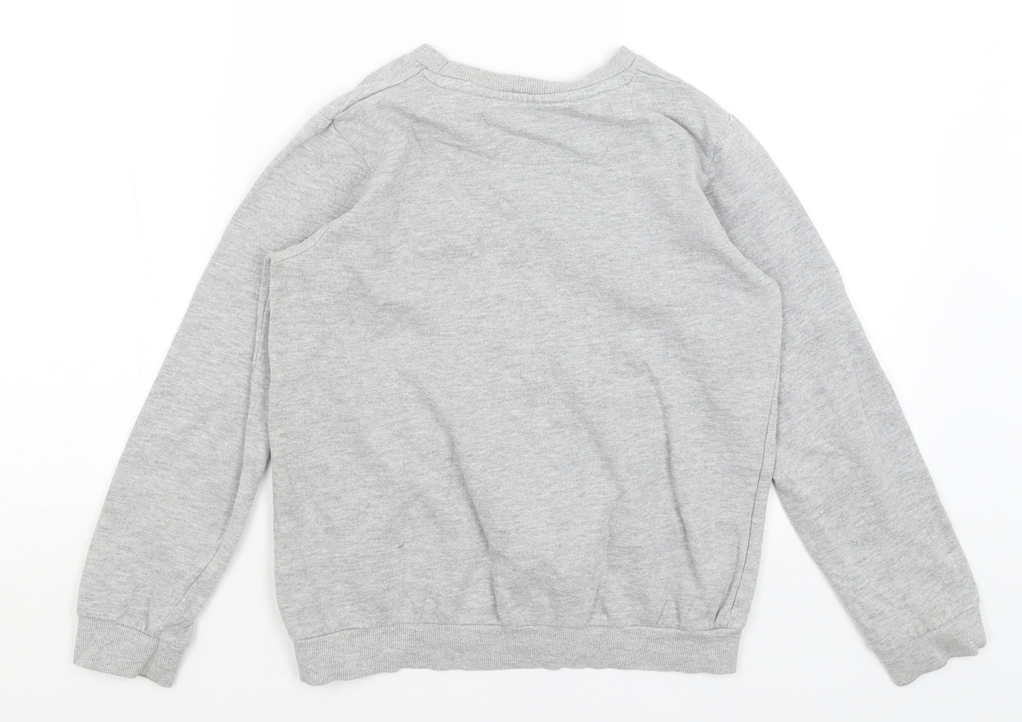 Pep & Co Girls Grey   Pullover Jumper Size 9-10 Years  - Friends Forever